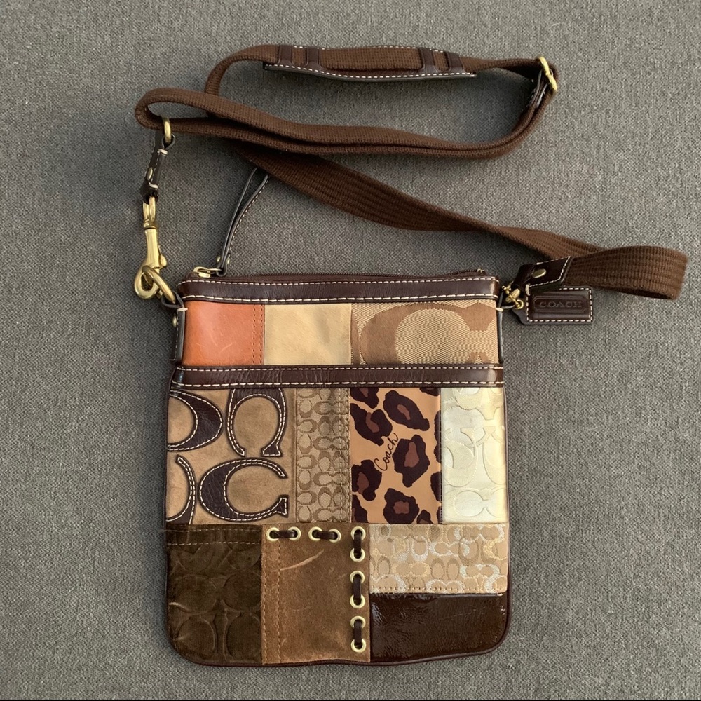 Coach Authentic Patchwork Crossbody Bag - image 1